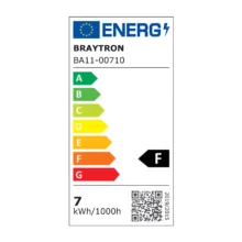LED sijalica mini kugla P45 6,5 W E14 3000K