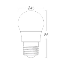 LED sijalica mini kugla G45 6,5 W E27 6500K