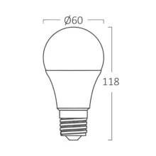 LED sijalica A60 13 W E27 6500K