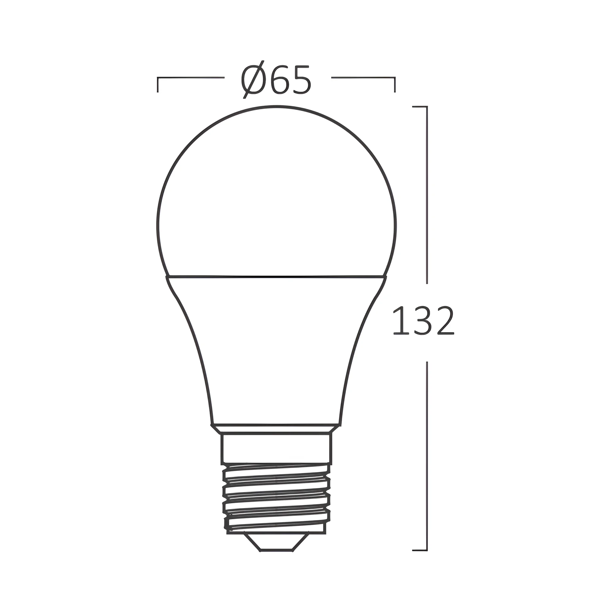LED sijalica A65 16 W E27 3000K - Slika 3