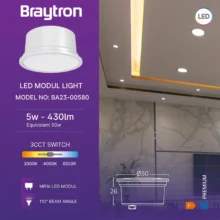 LED modul MR16 5W CCT 110° Braytron Premium