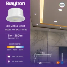 LED modul MR16 5W CCT 45° Braytron Premium