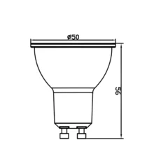 LED sijalica GU10 7W 6500K 110° Braytron Advance