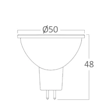 LED sijalica MR16 4,5 W GU5.3 12V 6500K 38°
