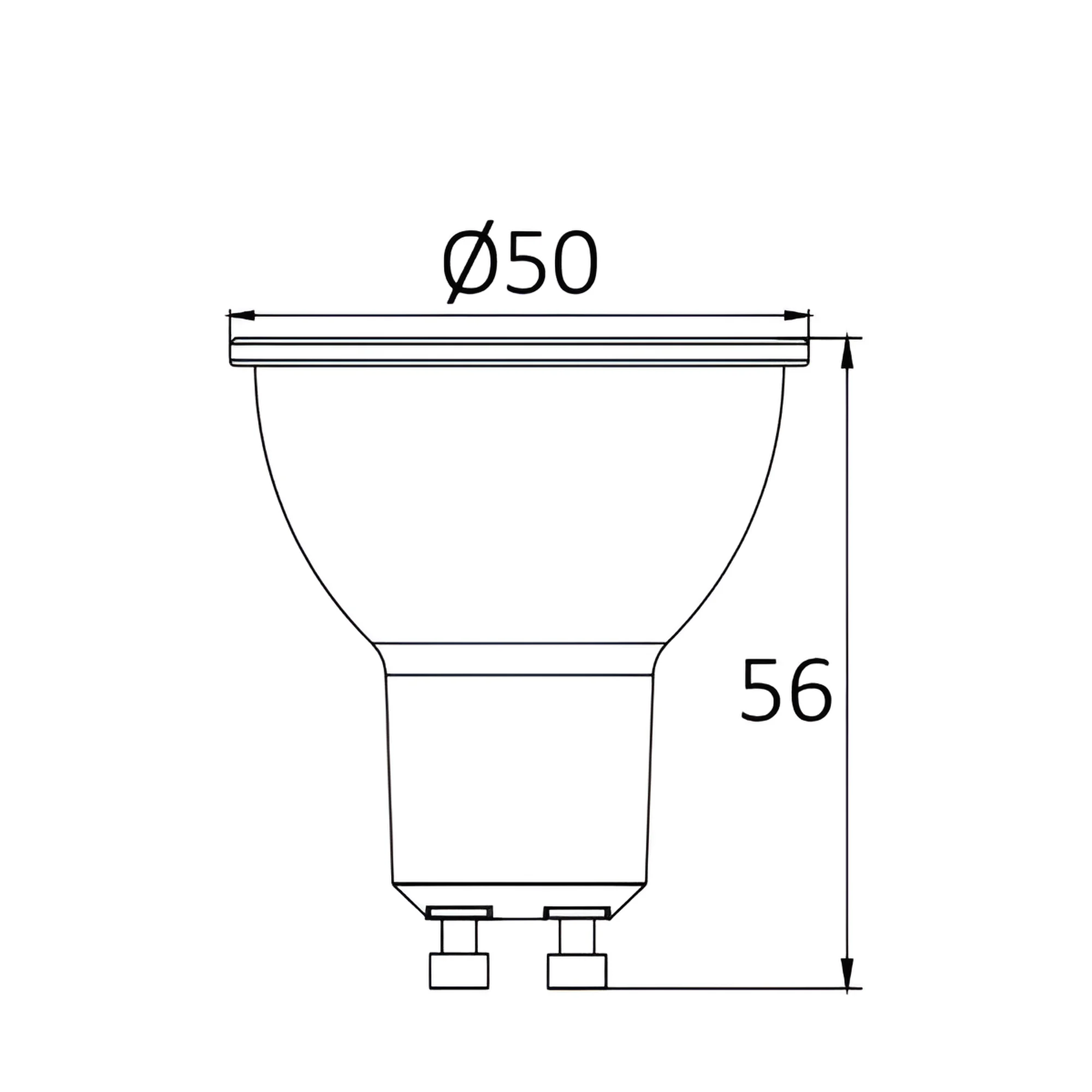 LED sijalica GU10 6,5W 3000K 38° Braytron Premium - Слика 5