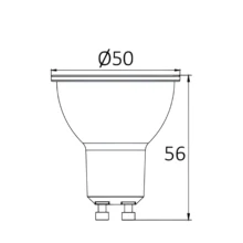 LED sijalica GU10 dimabilna 6W 3000K 38° Braytron Advance