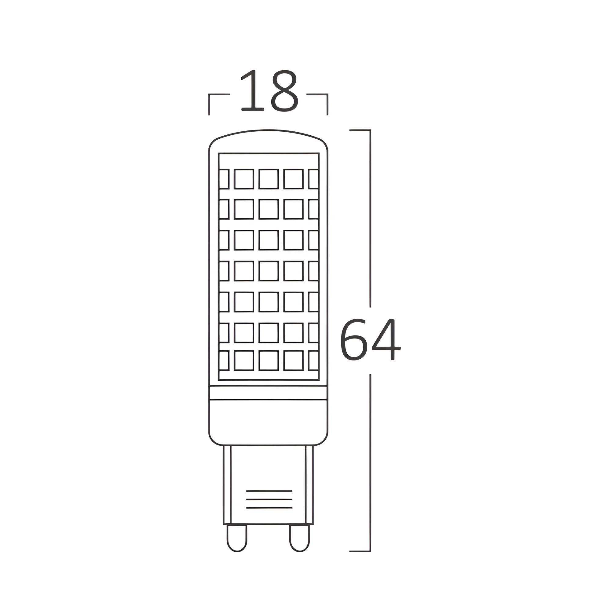 LED kapsula G9 9 W 6500K - Слика 3
