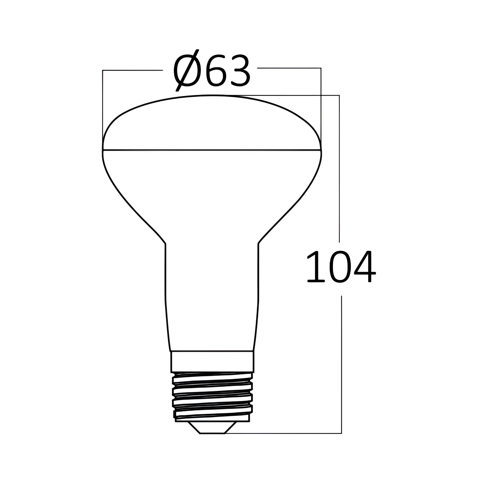 LED reflektorska sijalica R63 9W E27 3000K Braytron Advance - Слика 3
