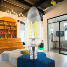 LED filament sijalica sveća 6W E14 providna 3000K Braytron Advance