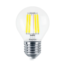 LED filament sijalica mini kugla 6W E27 providna 3000K Braytron Advance