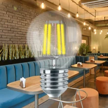LED filament sijalica mini kugla 6W E27 providna 3000K Braytron Advance