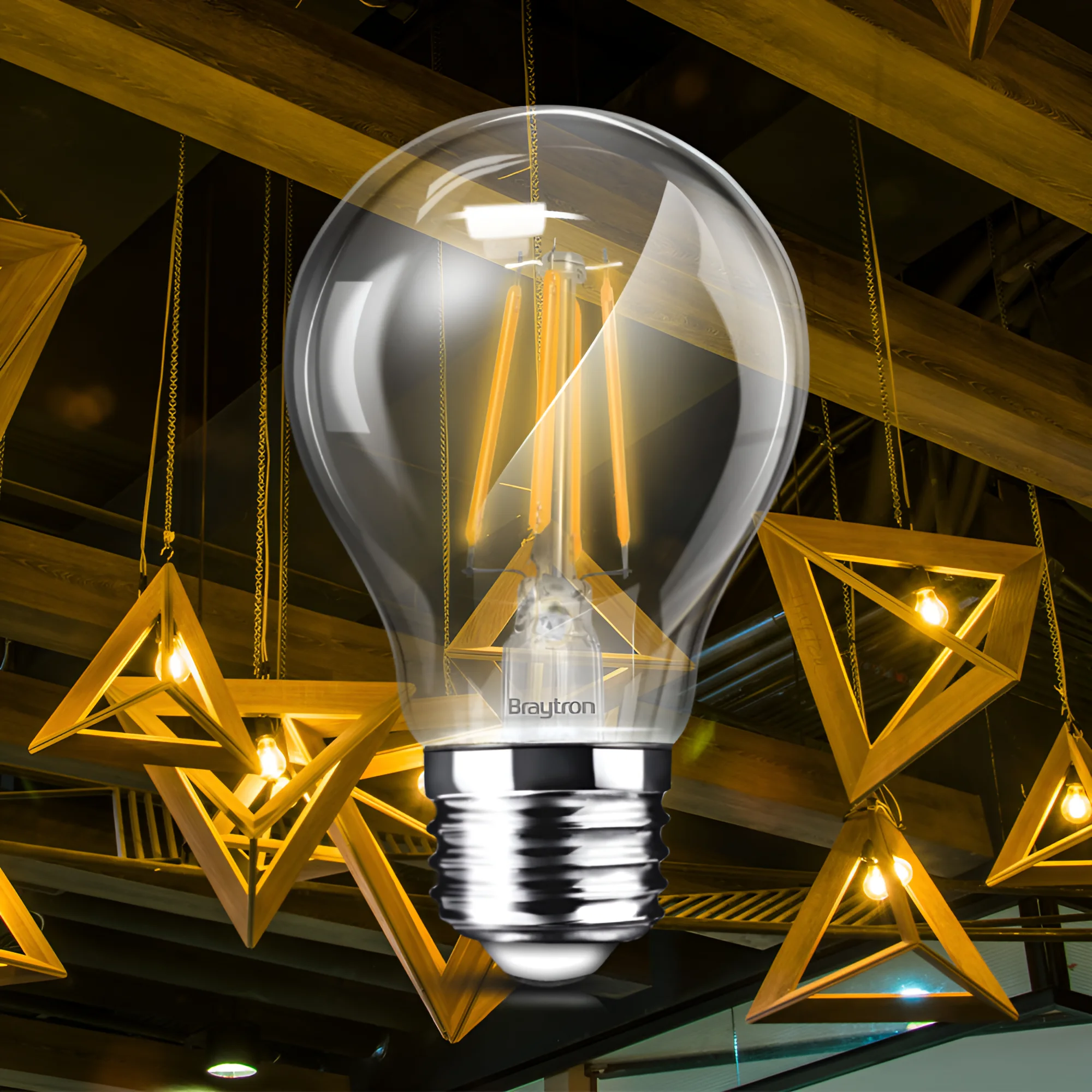 LED filament sijalica A60 7W E27 providna 6500K Braytron Advance