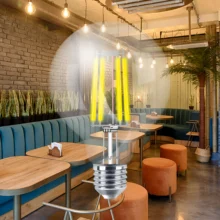 LED filament sijalica globus G95 dimabilna 8W E27 providna 3000K Braytron Advance