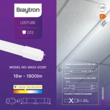 LED cev T8 18 W 120 cm dvostrana 4000K