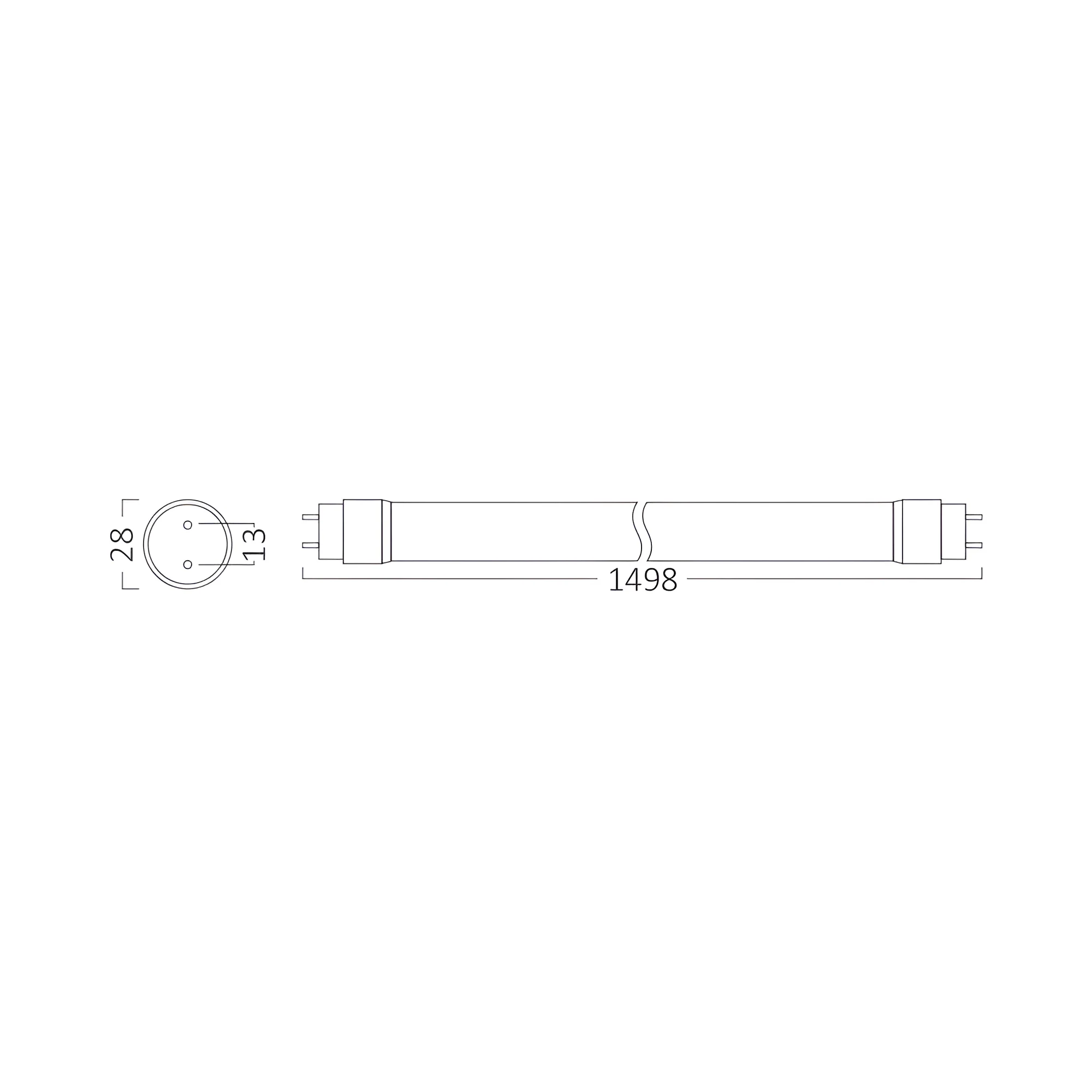 LED cev T8 24 W 150 cm jednostrana 6500K - Слика 4