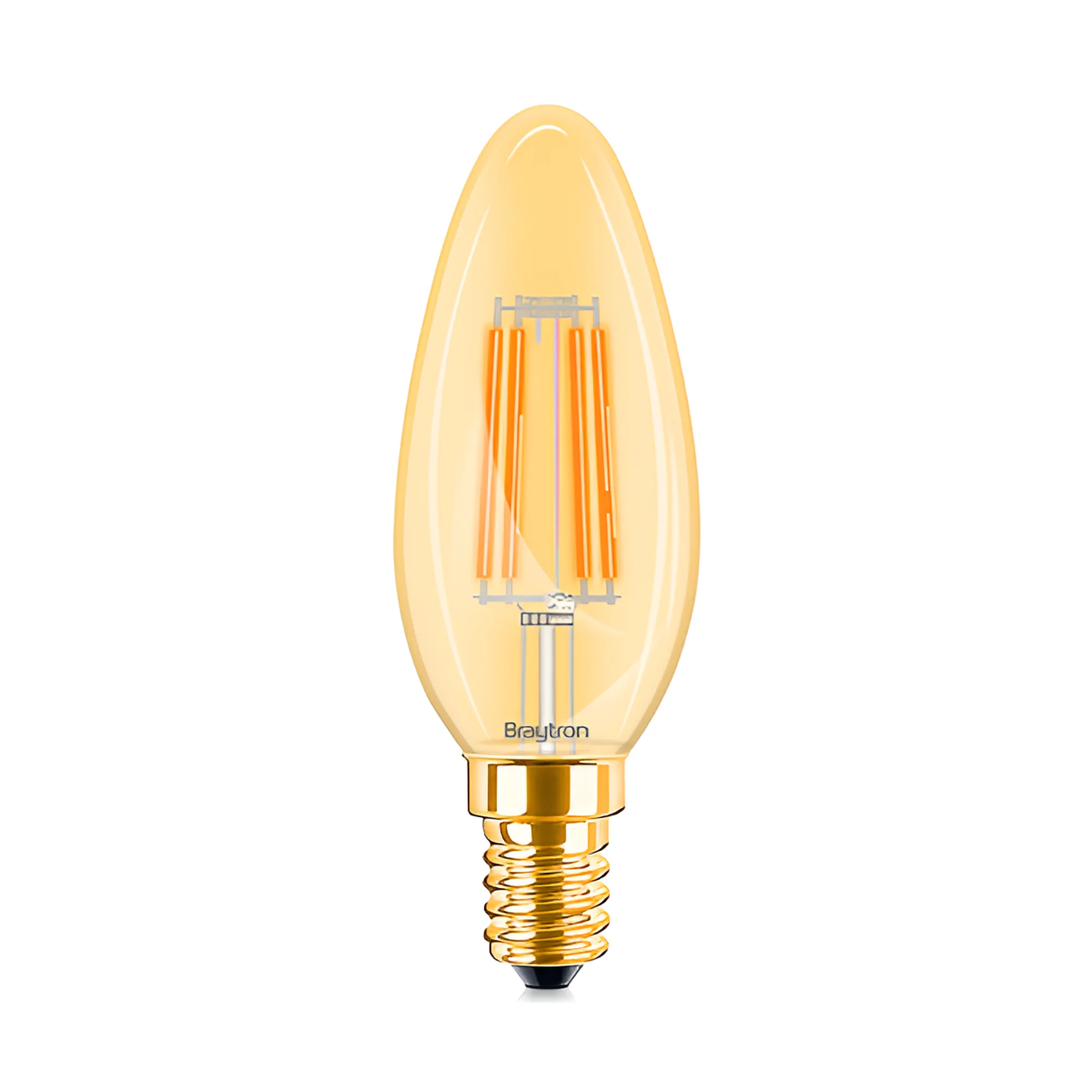 LED filament sijalica sveća 4W E14 amber 2200K Braytron Advance