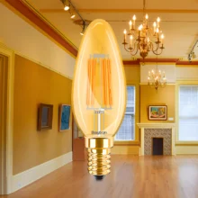 LED filament sijalica sveća 4W E14 amber 2200K Braytron Advance
