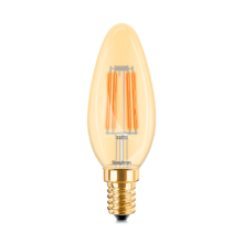 LED filament sijalica sveća dimabilna 4W E14 amber 2200K Braytron Advance