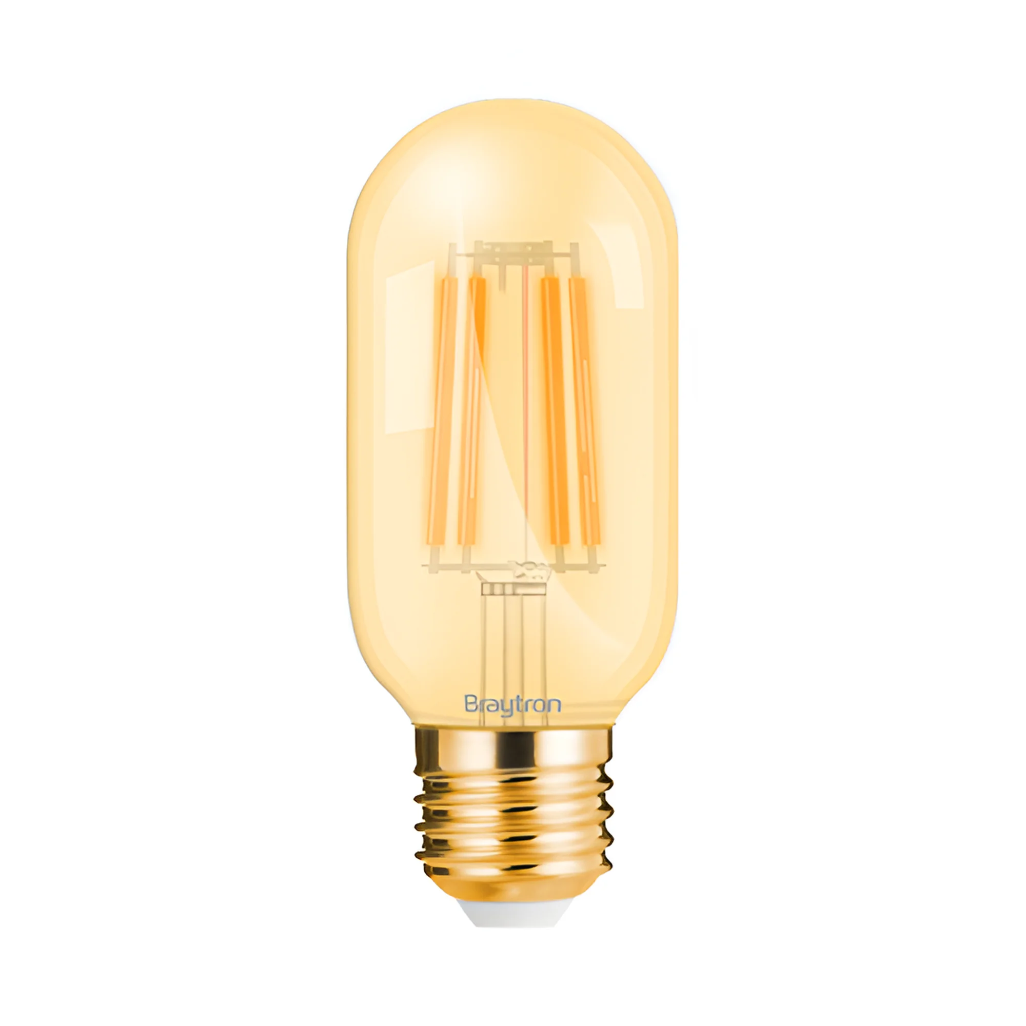 LED filament sijalica T45 cev 4W E27 amber 2200K Braytron Advance