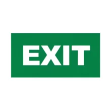 Oznaka izlaza nalepnica zelena