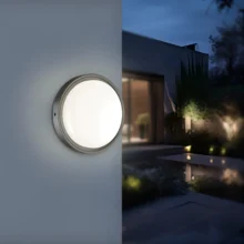 LED brodska svetiljka okrugla 18W CCT crna IP65 Braytron Bulkhead
