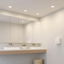 LED downlight ugradni 9W crna CCT IP54 Braytron SpotLED