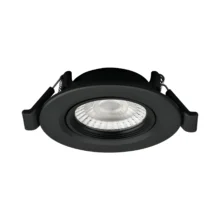 LED spot svetiljka okrugla 3W crna 3000K IP20 Braytron SpotLED G1