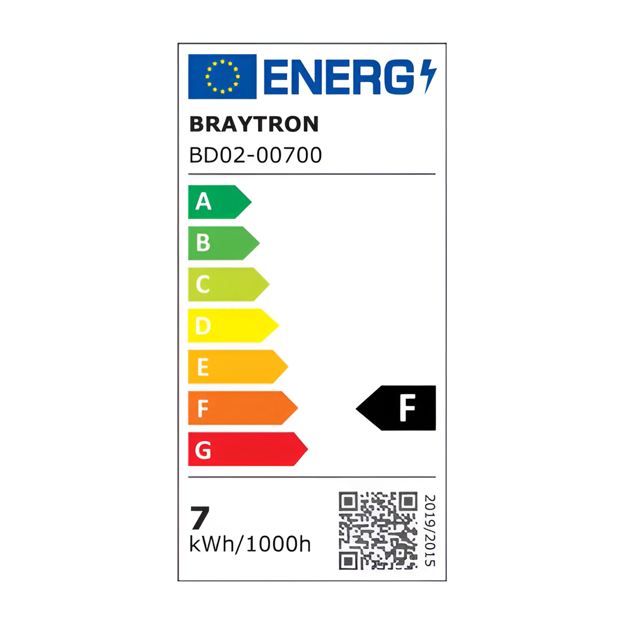 LED spot svetiljka okrugla 7W bela 3000K IP20 Braytron SpotLED G1 - Слика 7