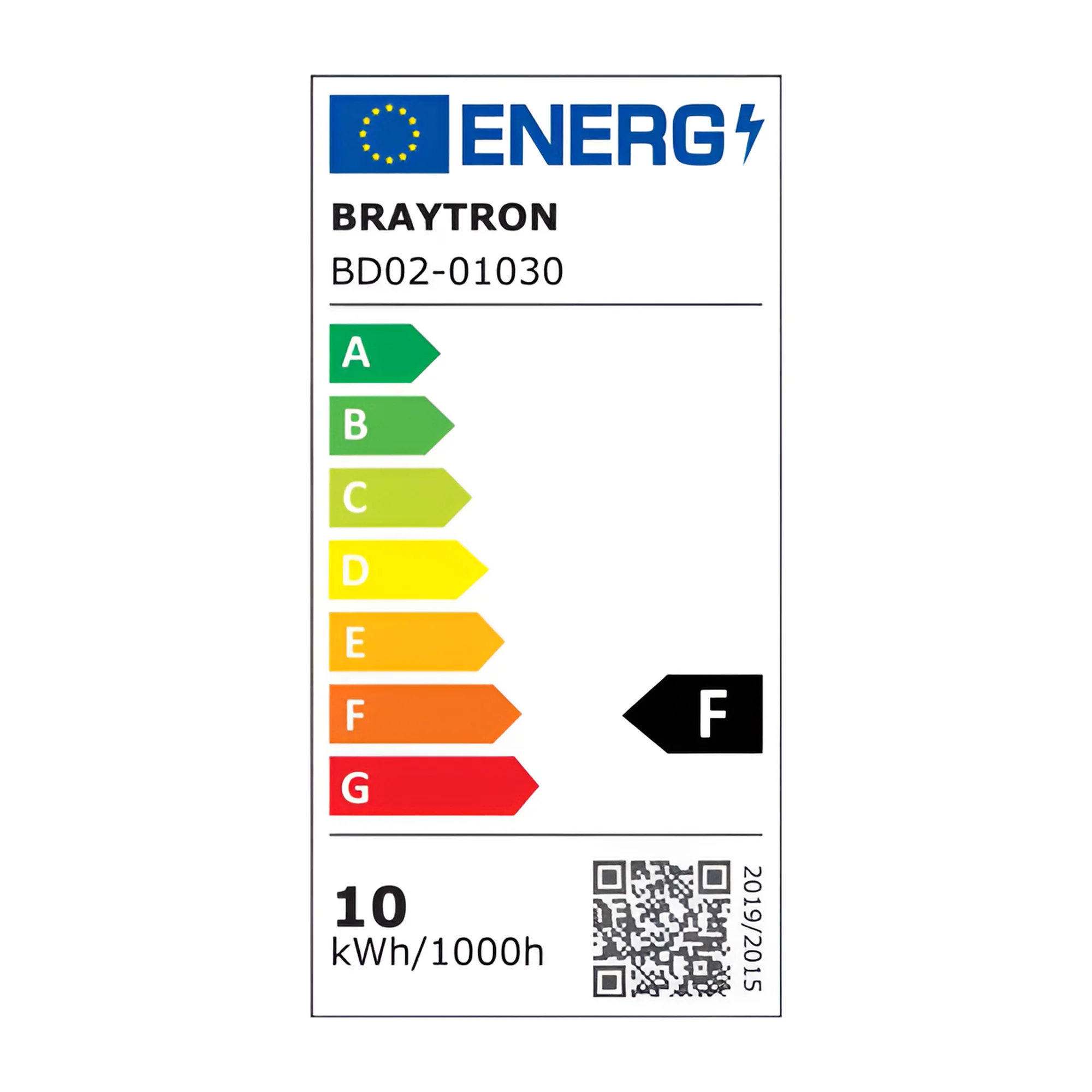 LED spot svetiljka okrugla 10W bela 6500K IP20 Braytron SpotLED G1 - Слика 7