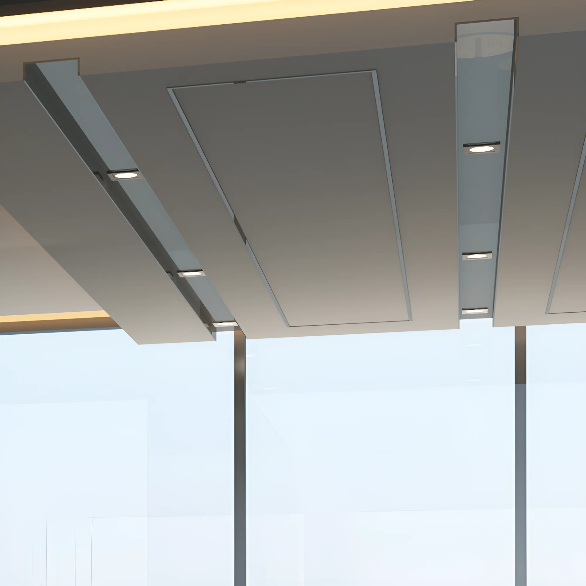 LED spot svetiljka kvadratna 5W bela 3000K IP20 Braytron SpotLED G1