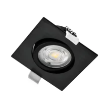 LED spot svetiljka kvadratna 7W crna CCT IP20 Braytron SpotLED G3