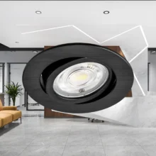 Dimabilna LED spot svetiljka okrugla 7W crna CCT IP20 Braytron SpotLED G3