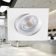 Dimabilna LED spot svetiljka kvadratna 7W bela CCT IP20 Braytron SpotLED G3