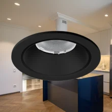 LED downlight ugradni 20W crni CCT IP20 Braytron LineX