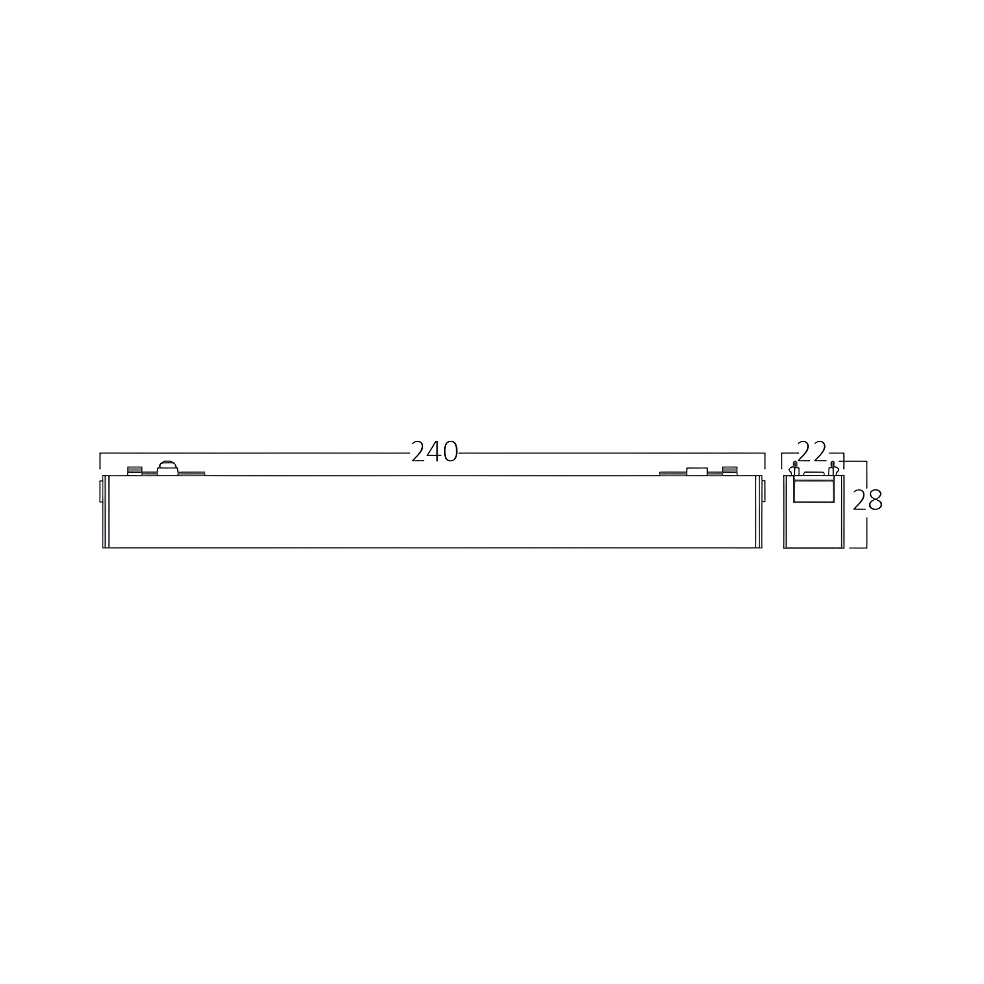 Magnetna svetiljka Magna Pro 12 W usmerena CCT crna - Slika 3