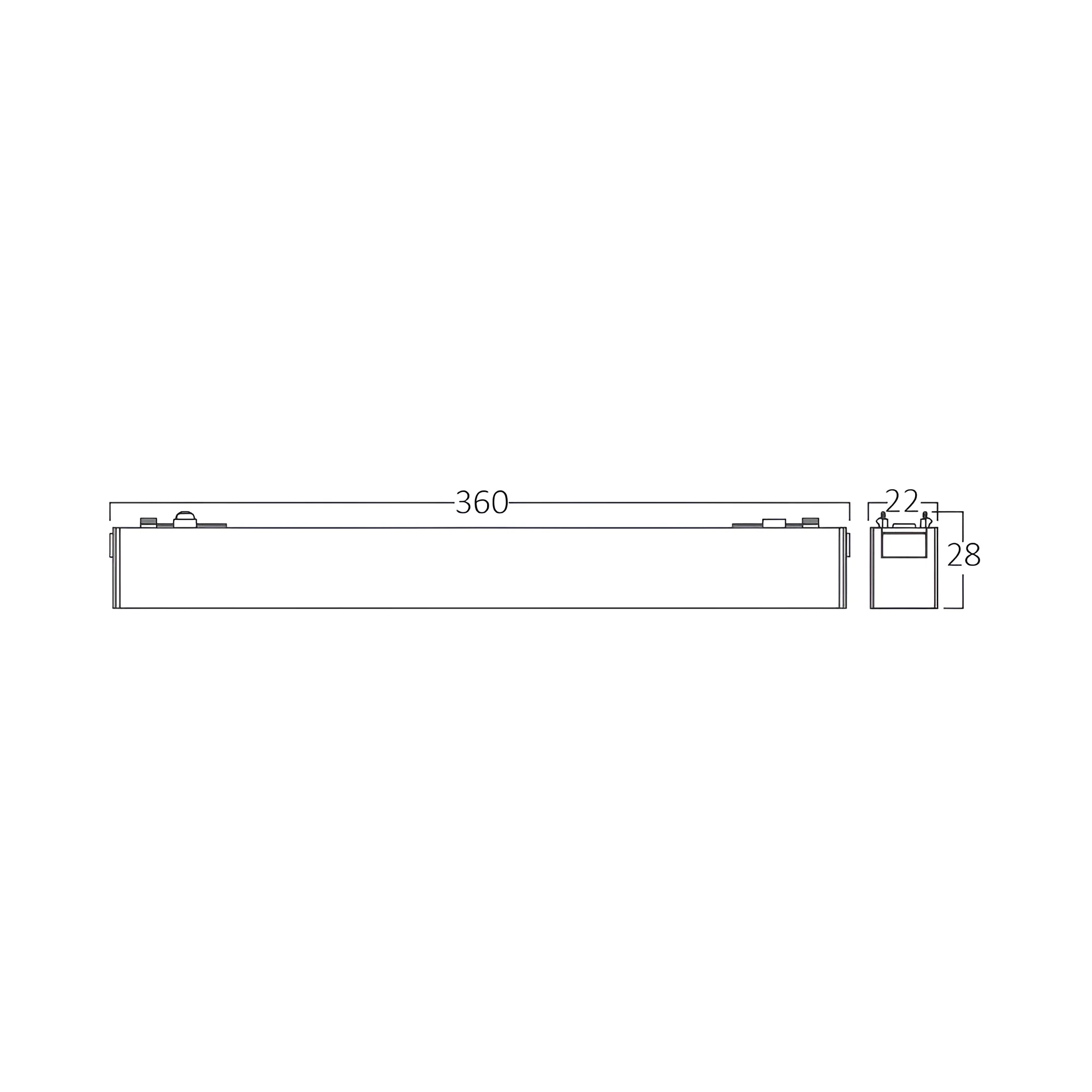Magnetna svetiljka Magna Pro 18 W usmerena CCT crna - Slika 3