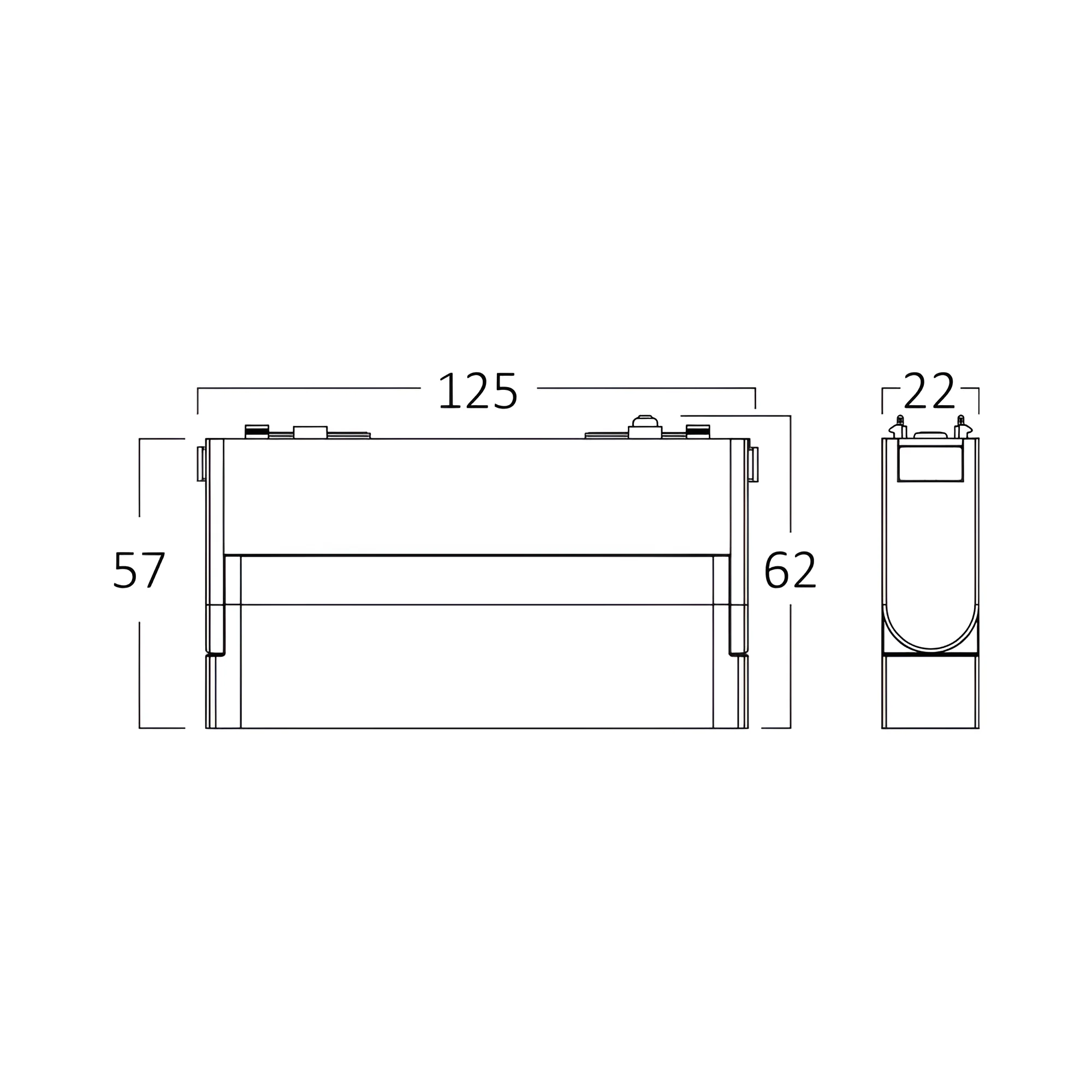 Magnetni wall washer 6W CCT 48VDC Magna Pro - Slika 4