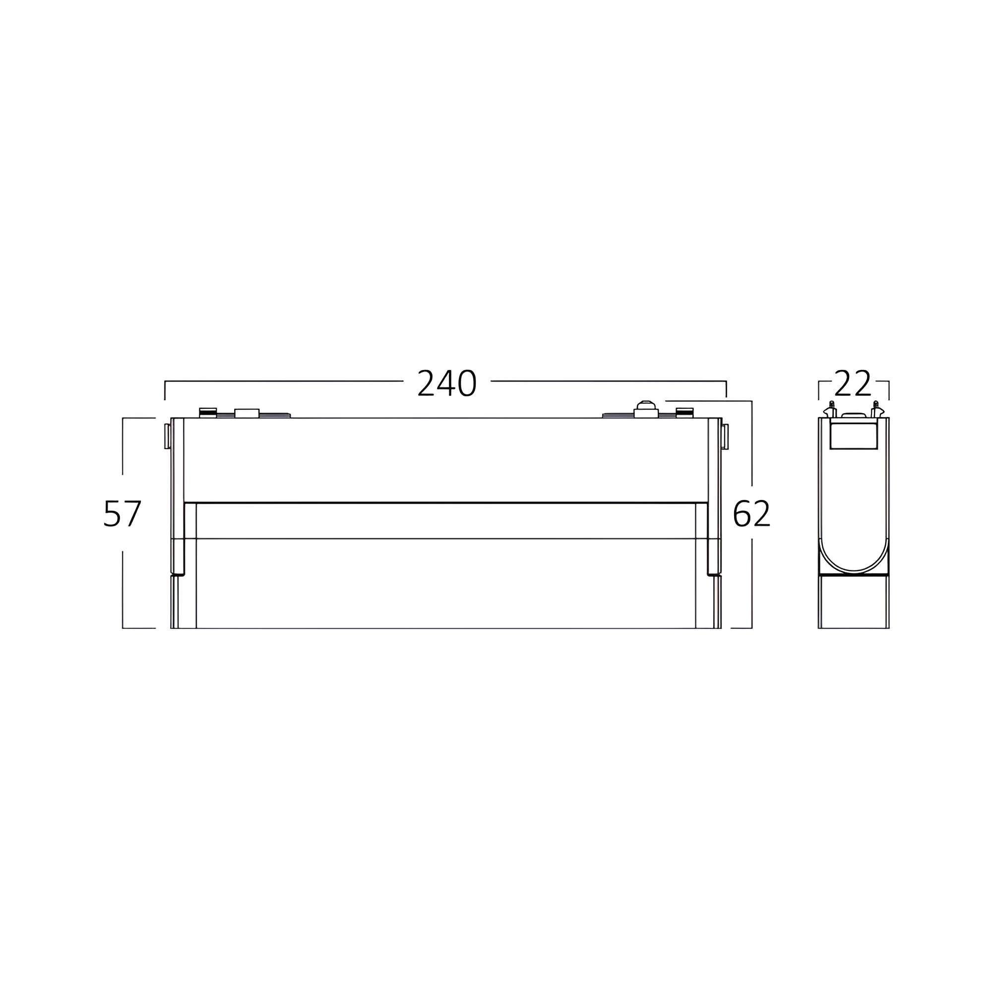 Magnetni wall washer 12W CCT 48VDC Magna Pro - Slika 4