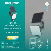 Solarna zidna svetiljka Bry Solaris W2 15W 4000K IP54