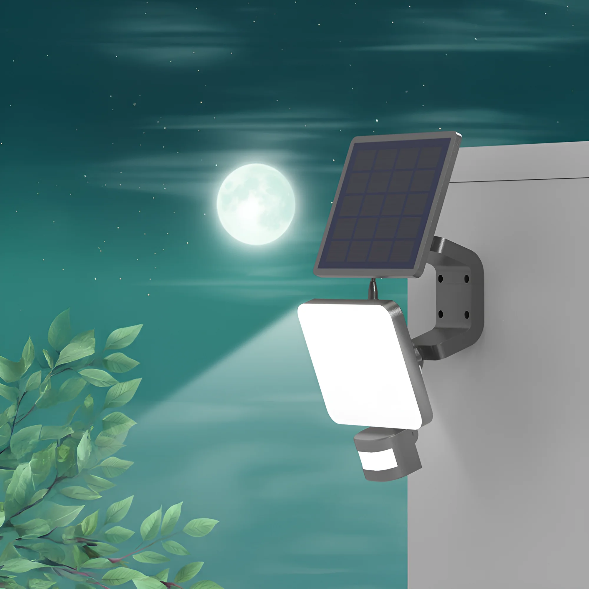 Solarna zidna svetiljka Bry Solaris W2 15W CCT 3u1 IP54