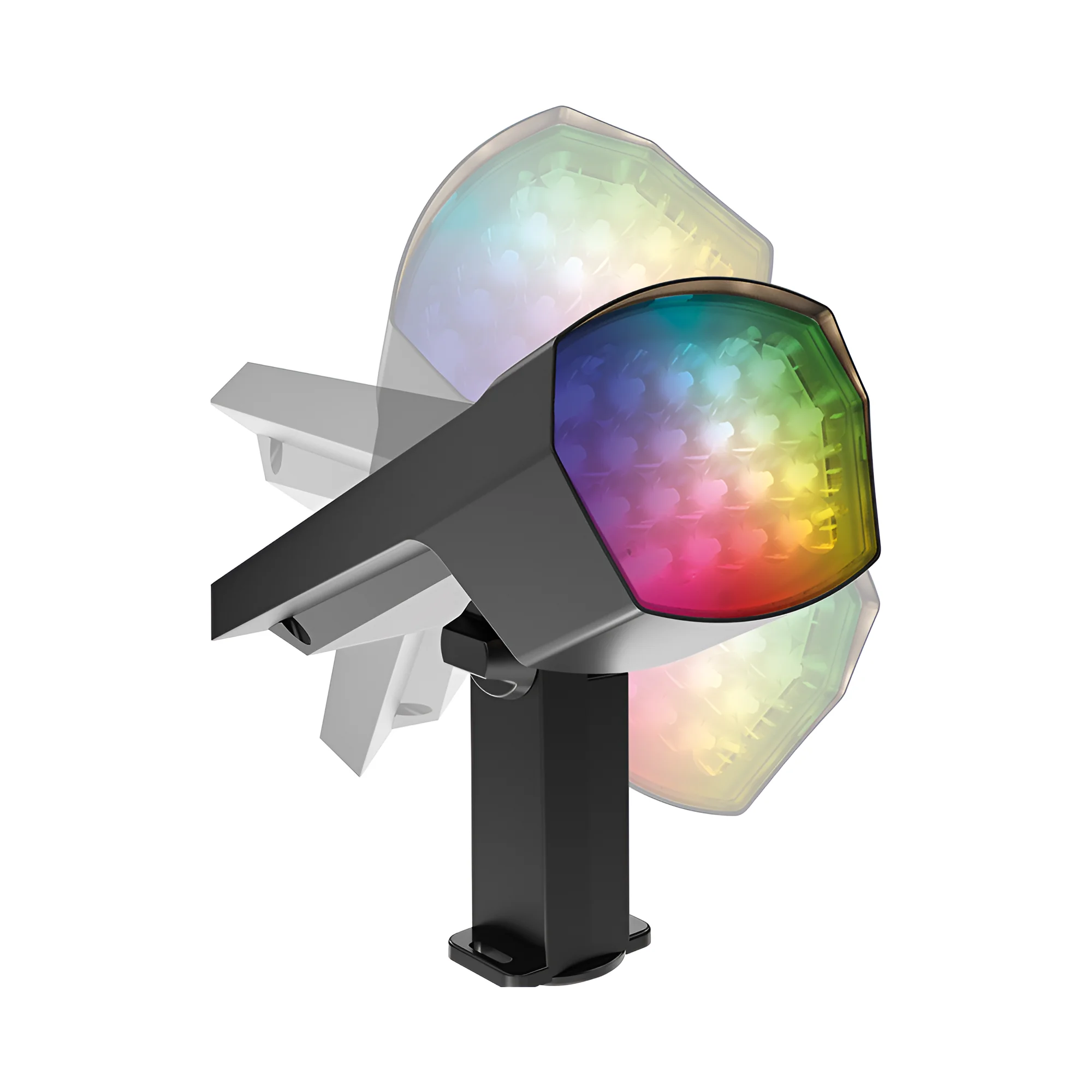 Solarna ubodna baštenska svetiljka 12W RGB siva IP65 Braytron SpotLux - Слика 6