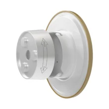 LED zidna spoljna svetiljka okrugla 12W CCT zlatna IP65 Braytron Palermo