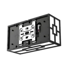 LED zidna spoljna svetiljka pravougaona 10W CCT crna IP44 Braytron Veneto