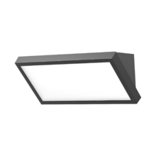 LED zidna spoljna svetiljka okrugla 20W CCT tamno siva IP65 Braytron Napoli