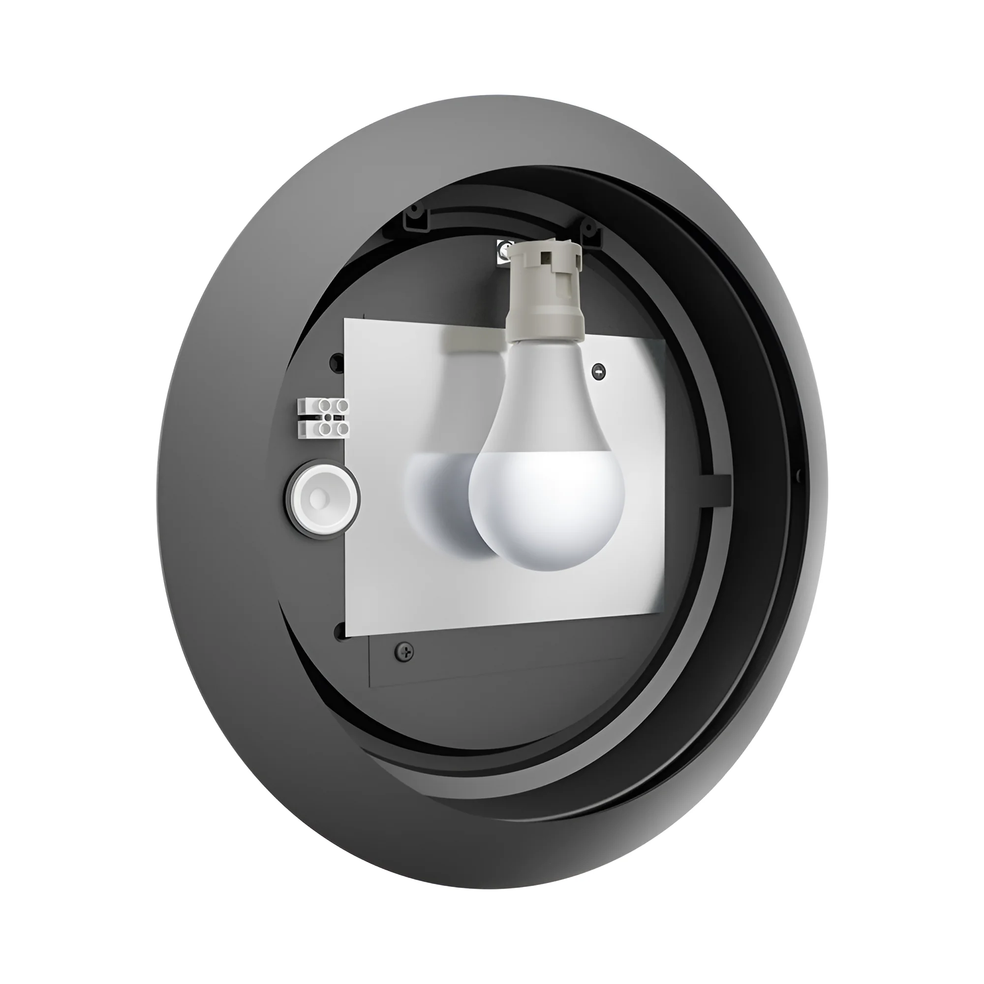 Spoljna plafonjera E27 siva IP65 Braytron Napoli - Слика 7