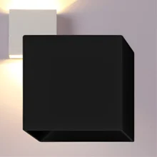LED zidna spoljna svetiljka dvosmerna 4W 3000K crna IP65 Braytron Vekta