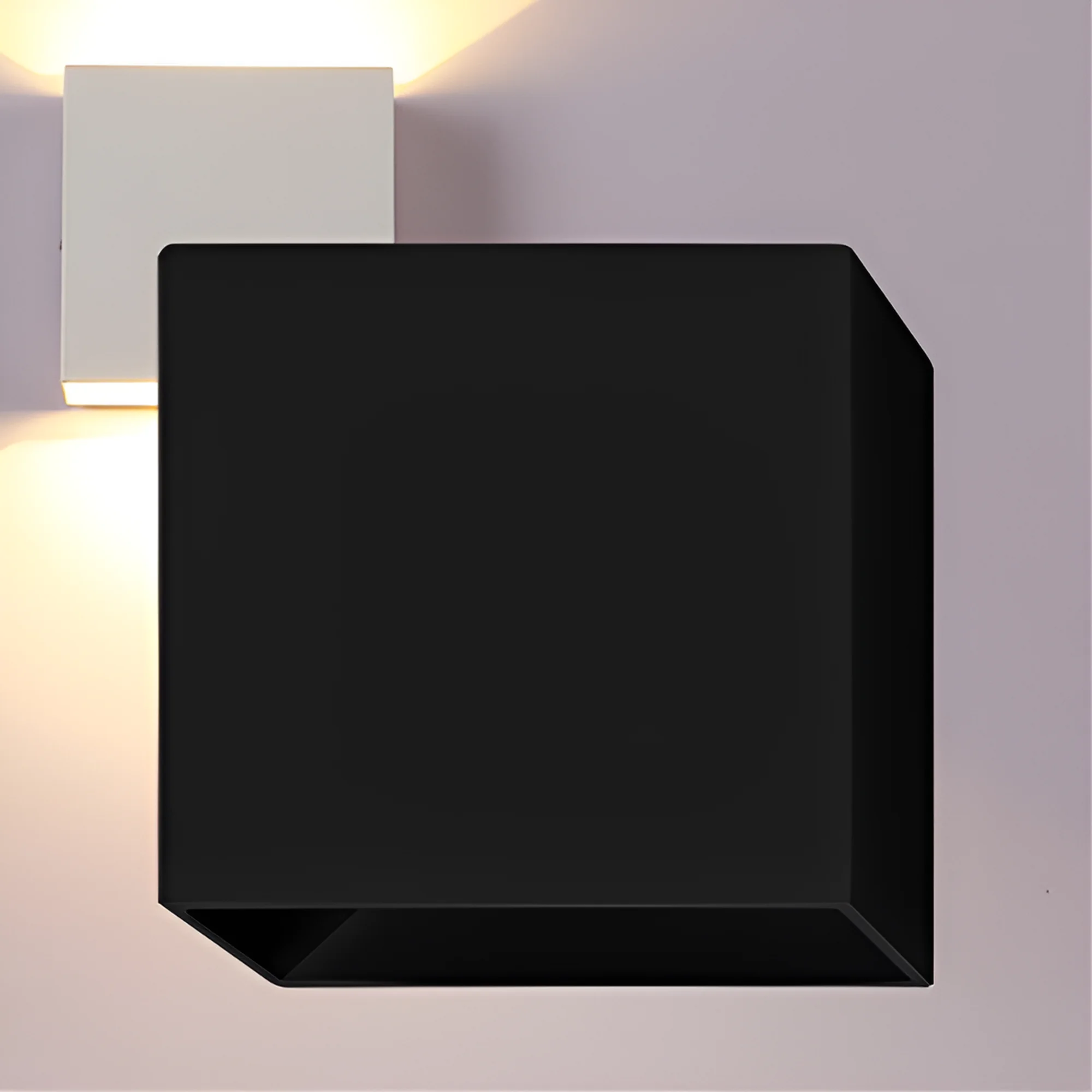 LED zidna spoljna svetiljka dvosmerna 4W 3000K crna IP65 Braytron Vekta