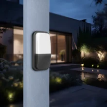 LED zidna spoljna svetiljka elipsa 15W 4000K siva IP65 Braytron Walls A
