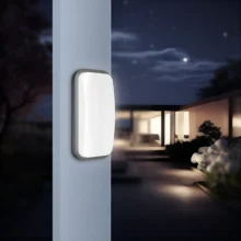 LED zidna spoljna svetiljka elipsa 15W 4000K crna IP65 Braytron Walls B