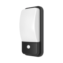 LED zidna spoljna svetiljka elipsa 20W 3000K sa senzorom tamno siva IP65 Braytron Walls B